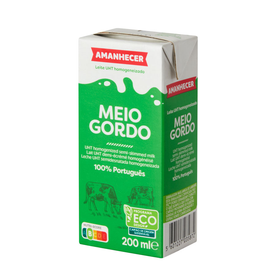 Amanhecer UHT Semi-Skim Milk
