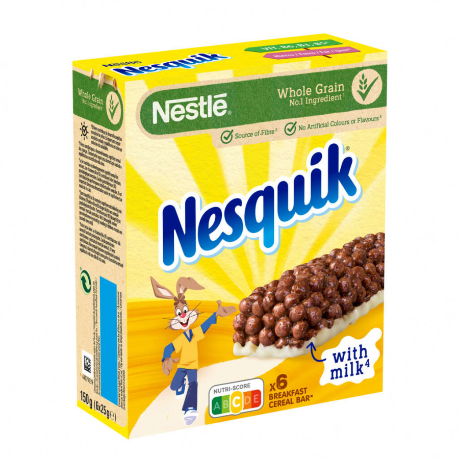 Cereal Bars Nestlé Nesquik Milk