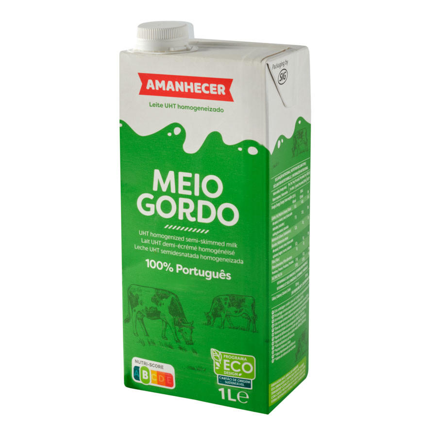 Amanhecer UHT Semi-Skim Milk