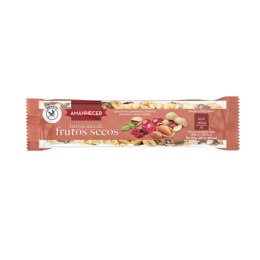 Cereal Bars Amanhecer Almond Cranberry