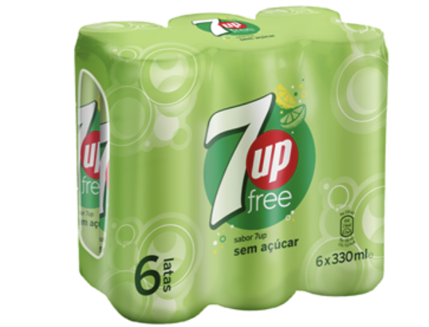 7up Free Can, 330ml