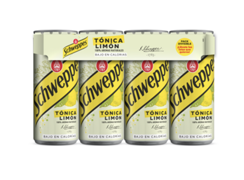Schweppes Tonic Lemon Can, 330ml