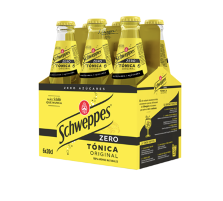 Schweppes Tonic Zero Basket, 200 ml