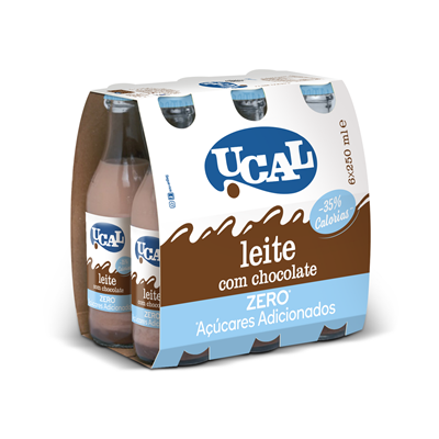 UCAL 0% Chocolate Milk Bottle