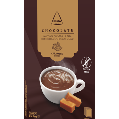 DELTA Hot Chocolate Caramel 15x30 g