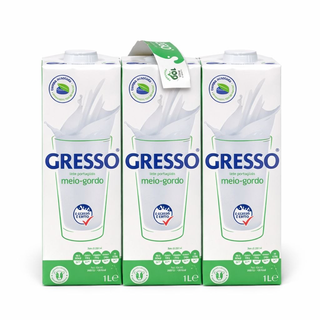 GRESSO Semi-Skimmed UHT Milk