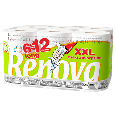 RENOVA Kitchen Roll 6 Rolls