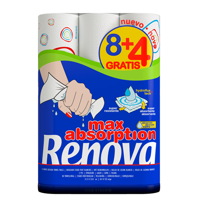 RENOVA Kitchen Roll 12 Rolls