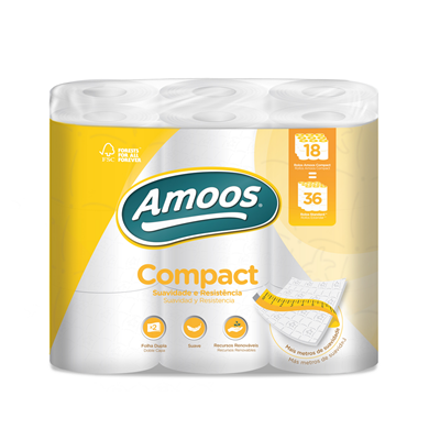AMOOS Toilet Paper 18 Rolls