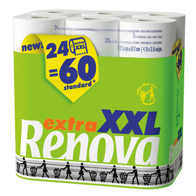 RENOVA Toilet Paper 24 Rolls