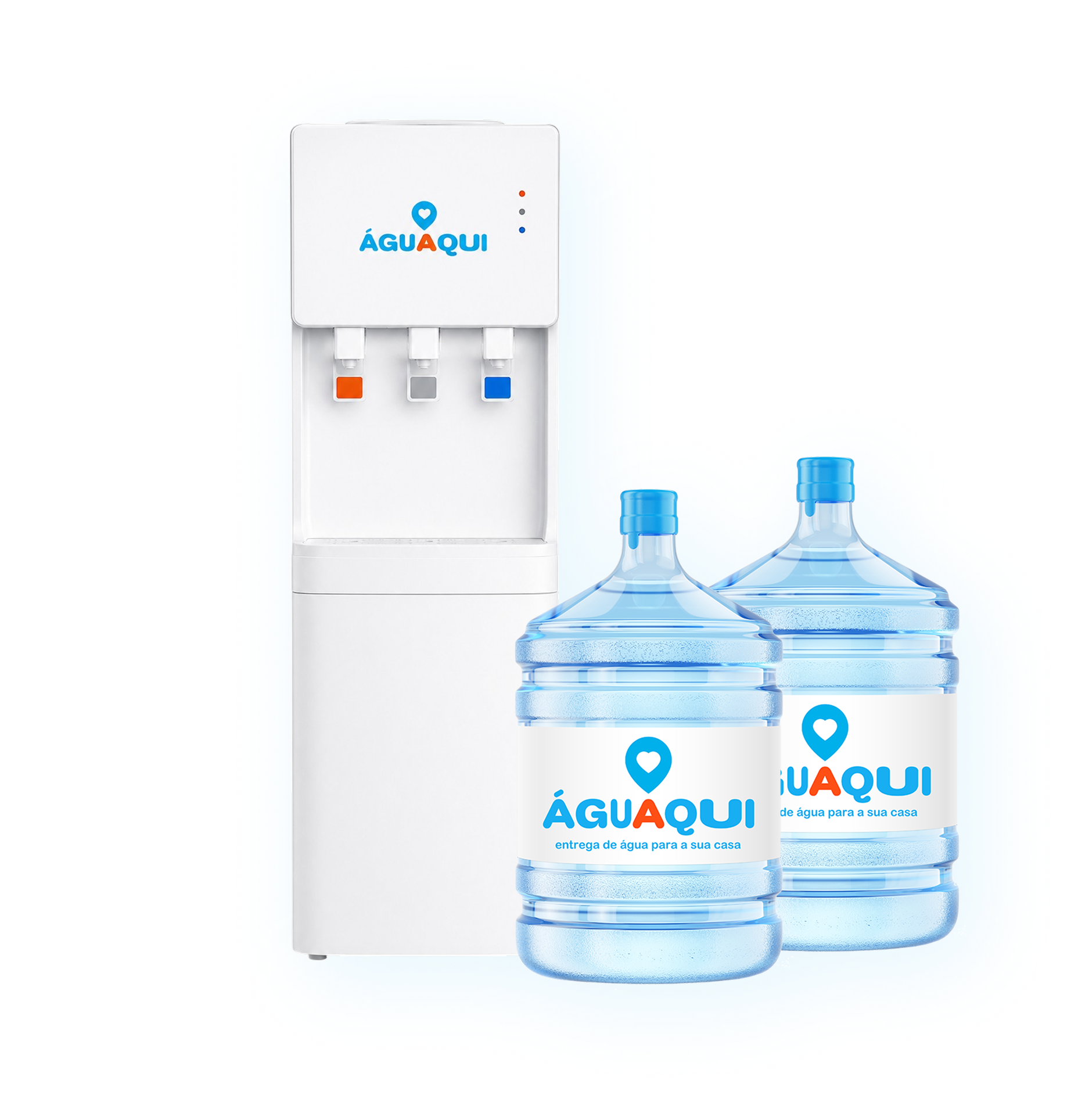 Water Dispenser + 2 bottles of water