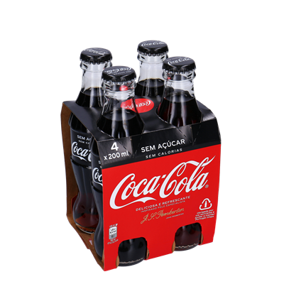 Coca-Cola Zero, Glass Bottle, 200ml