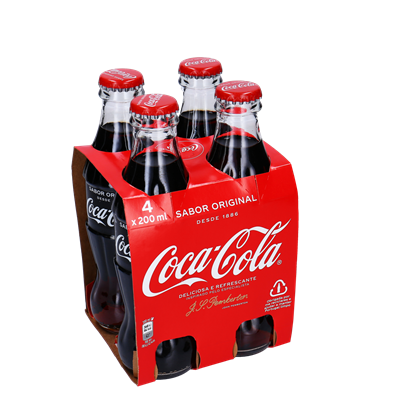 Coca-Cola Regular Glass Bottle, 200ml