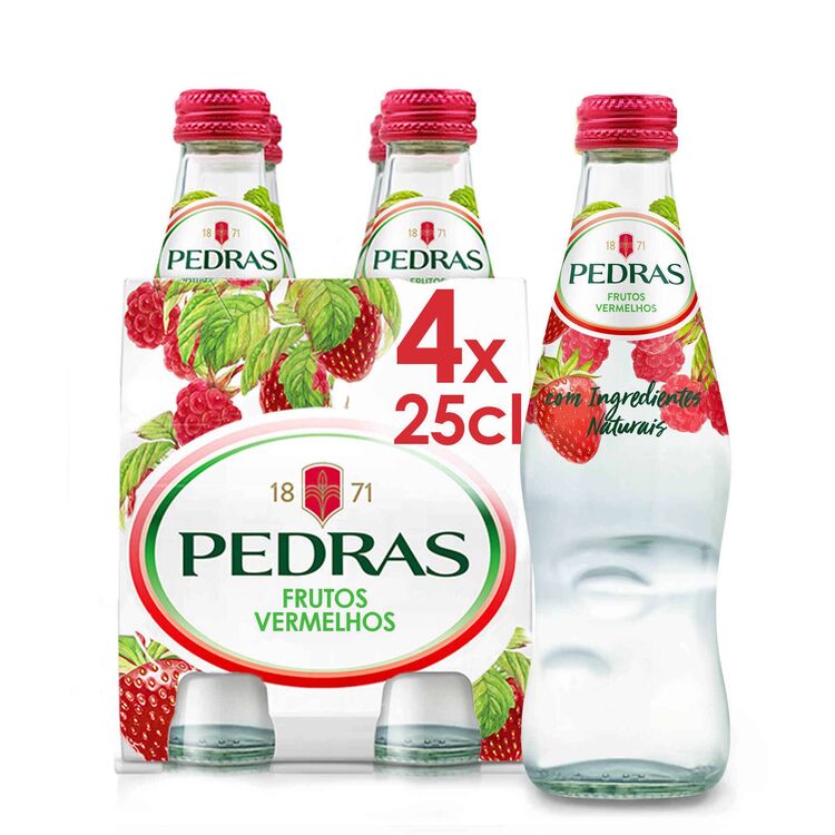 PEDRAS Red Berries Glass Bottle, 250ml