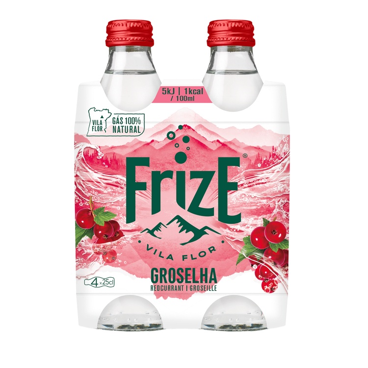 FRIZE Redcurrant Glass Bottle, 250ml