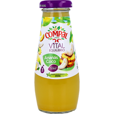 COMPAL Light Pineapple & Coconut Nectar, 200 ml